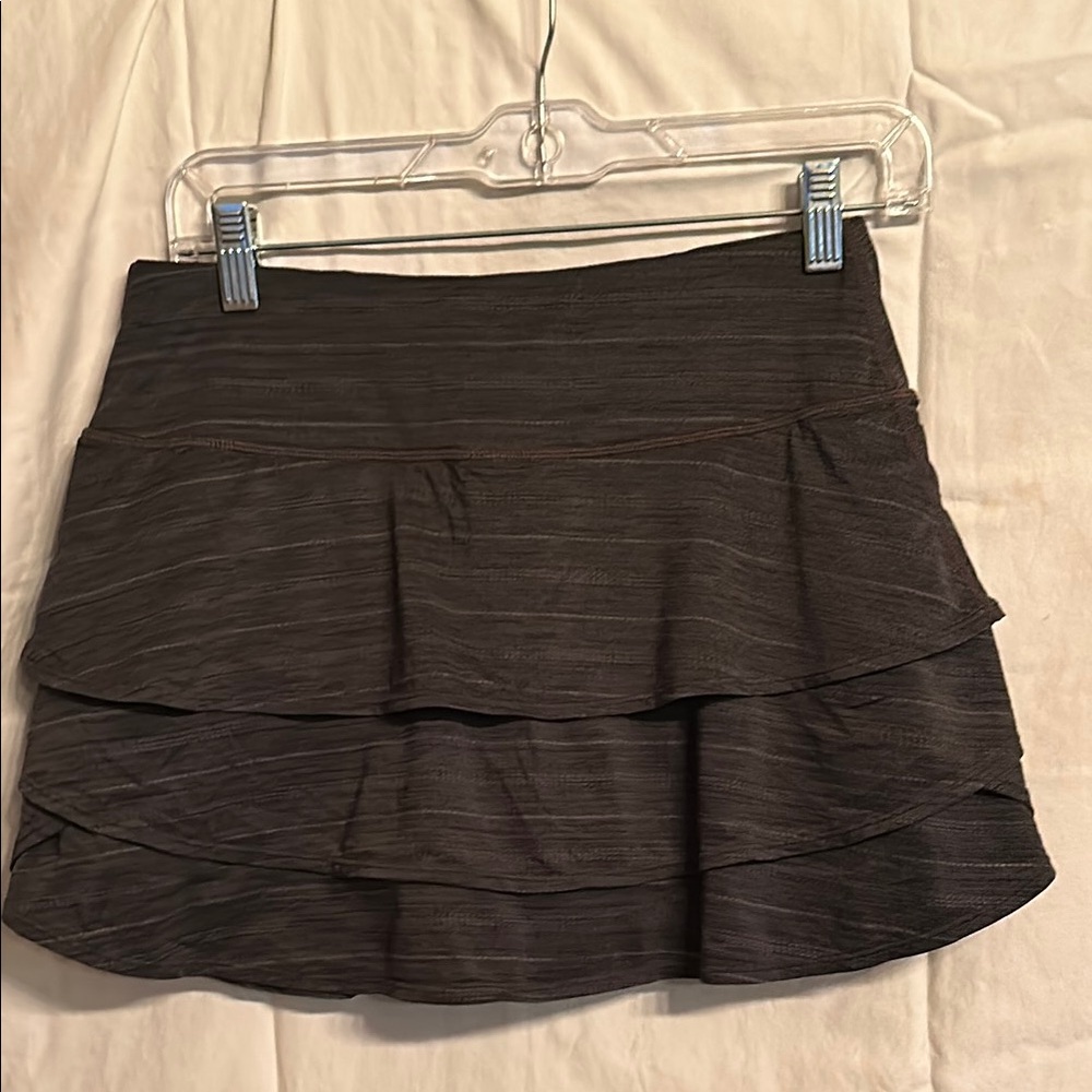 Gray Tiered Women's Skirt